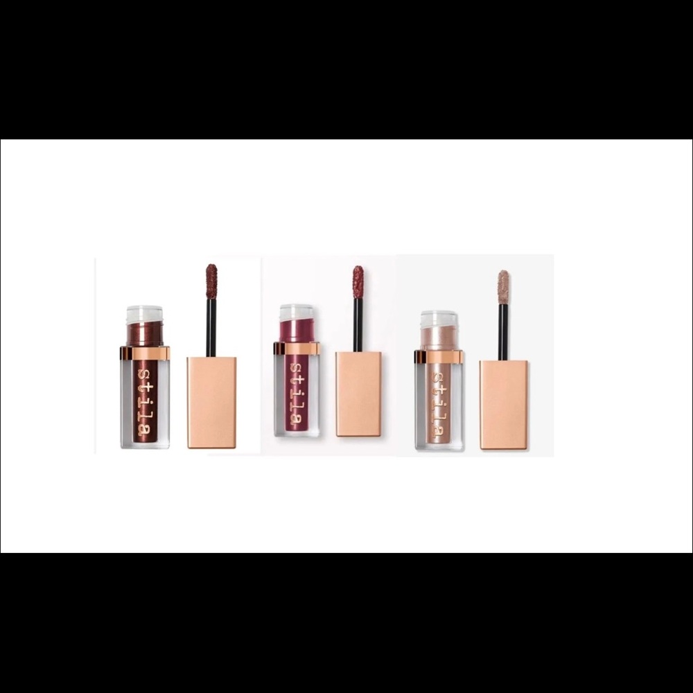 Stila Lip Gloss Trio - Burgundy, Plum, Champagne